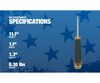 Southwire #2 x 6 Inch Length Phillips Round Shank Screwdriver, small image number 3