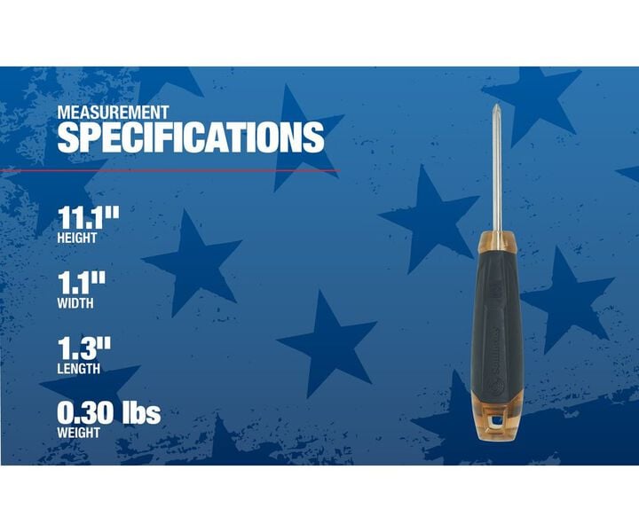 Southwire #2 x 6 Inch Length Phillips Round Shank Screwdriver, large image number 2