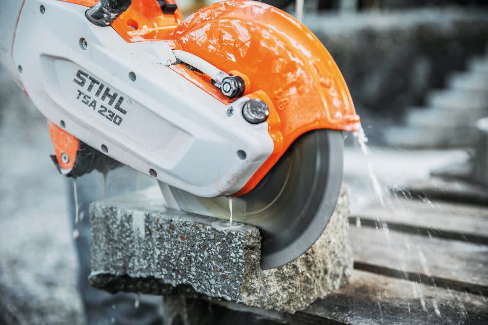 Stihl battery stone saw deals
