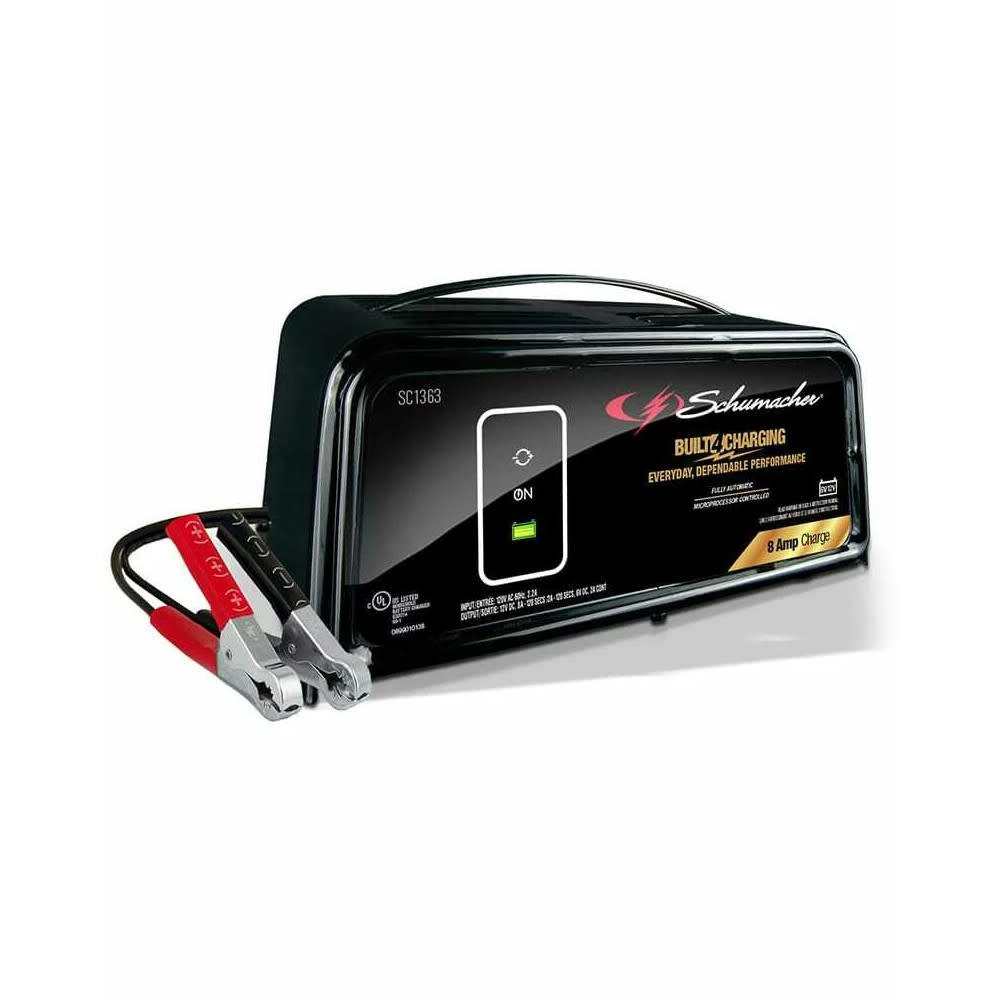 Schumacher Electric 8A 6/12V Fully Automatic Battery Charger, large image number 2