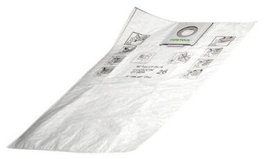 Festool Self Clean Filter Bag for CT26 (5pk)