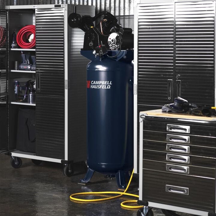 Campbell Hausfeld 60 Gallon 175 PSI 2 Stage Vertical Stationary Air Compressor, large image number 4