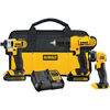 DEWALT 20V MAX 3 Tool Combo Lithium Ion Kit, small image number 1