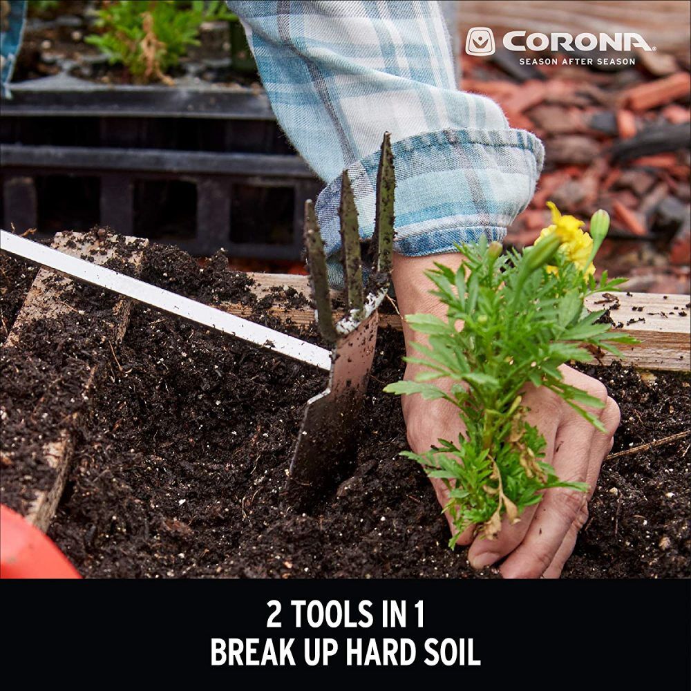 Corona Hoe/Cultivator 7in ComfortGEL Premium Stainless Steel, large image number 5