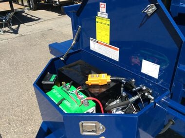 Air-Tow Trailers 12 Ft. 5 Inch Drop Deck & Dump Trailer 74 Inch Deck Width - 10000# Capacity, large image number 14