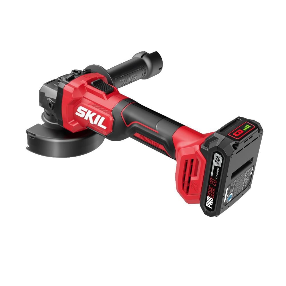 SKIL PWR CORE 20 Brushless 20V 4-1/2 Inch Angle Grinder Kit, large image number 3