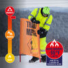 Ergodyne Hi-Vis Class 3 Winter Jacket Quilted Parka, small image number 2