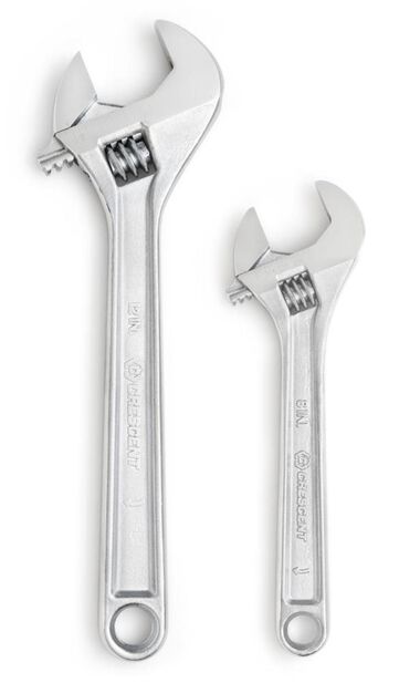 Crescent Adjustable Wrench 8in & 12in Set 2pc