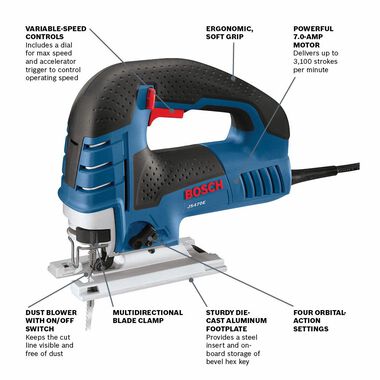 Bosch Top-Handle Jig Saw, large image number 2