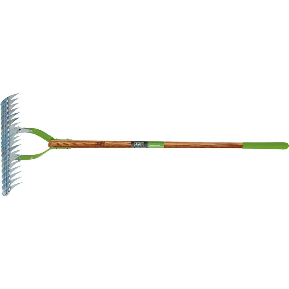 Ames 15 Inch Adjustable Thatch Rake, large image number 1