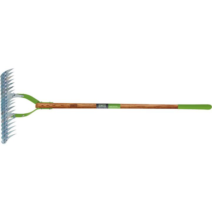 Ames 15 Inch Adjustable Thatch Rake