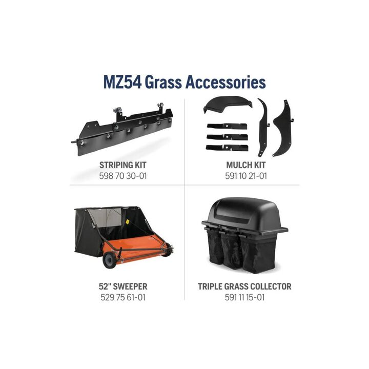Husqvarna MZ54 54 Inch 24HP Kawasaki Gasoline Zero-Turn Lawn Mower, large image number 10