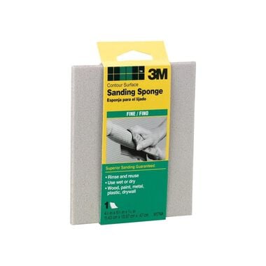 3M 100 Grit Fine Softback Contour Surface Sanding Sponge
