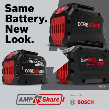 Bosch PROFACTOR CORE18V 18V 12.0Ah Battery, large image number 10