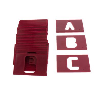 Milescraft Vertical Letters 1.5in 30pc