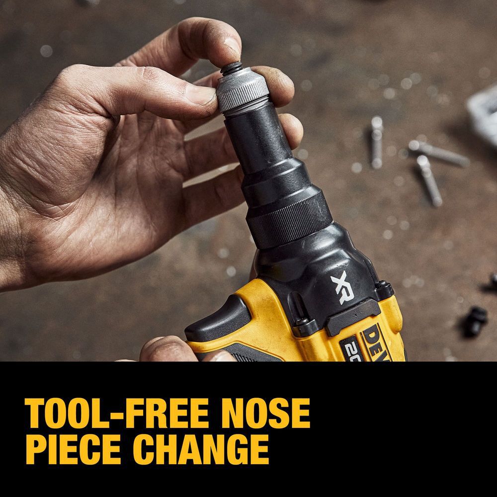 DEWALT 20V MAX XR 3/16 in Rivet Tool Cordless 2Ah Kit, large image number 3
