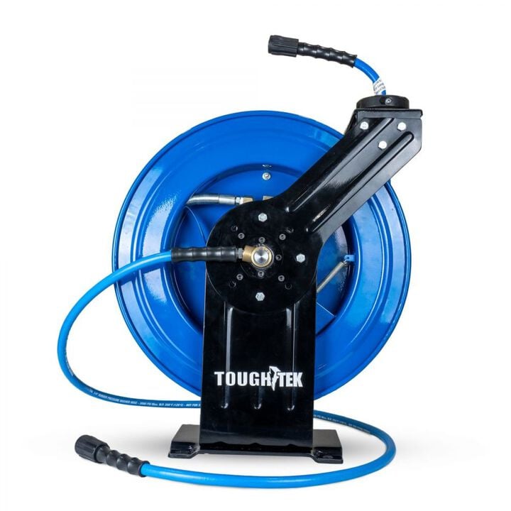 BluBird Tough-Tek 1/4 Inch x 100 Ft. Steel Pressure Washing Hose Reel, large image number 4