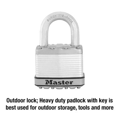 Master Lock Padlock 2 1/8in Laminated Steel Keyed Alike 2pk, large image number 1