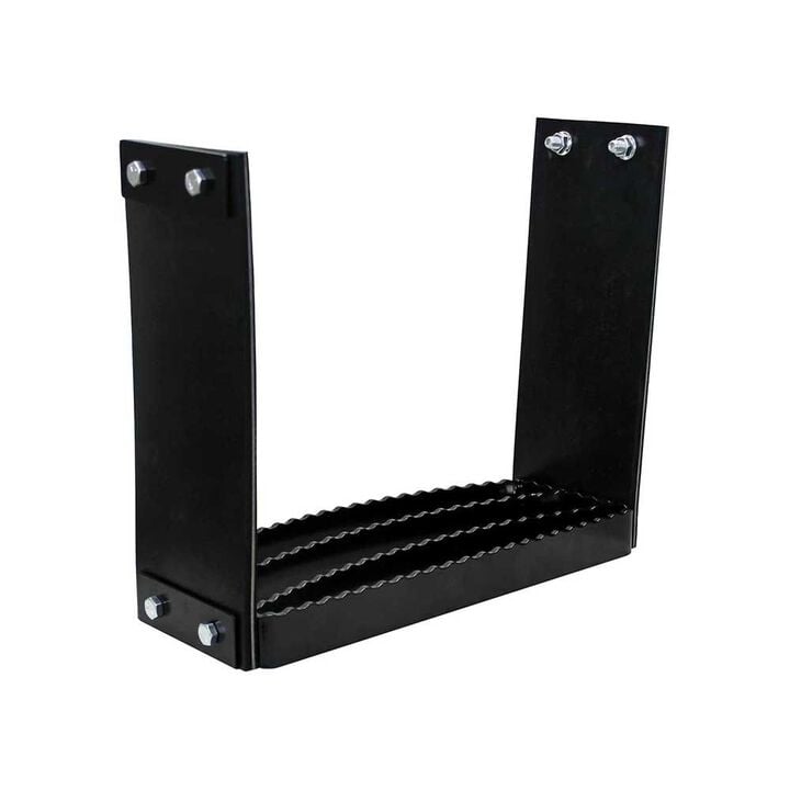 K&M Manufacturing 1-Step Bolt-On Flex Step Kit Black, large image number 2