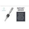 Leatherman Ratchet Driver for Flat & Standard 1/4 Inch Bits, small