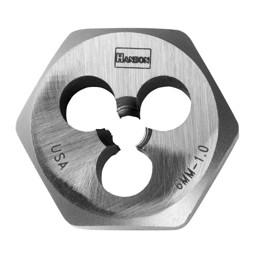 Irwin 6 mm 1.0 Hex Metric Die (HCS) – 9727ZR