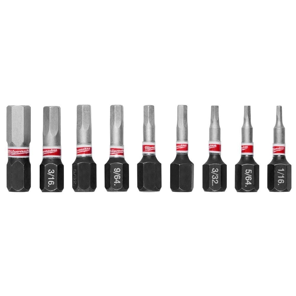 Milwaukee SHOCKWAVE 9-Piece Impact Hex Insert Bit Set, large image number 10