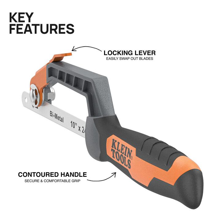 Klein Tools Compact Medium-Cut Hacksaw, large image number 1