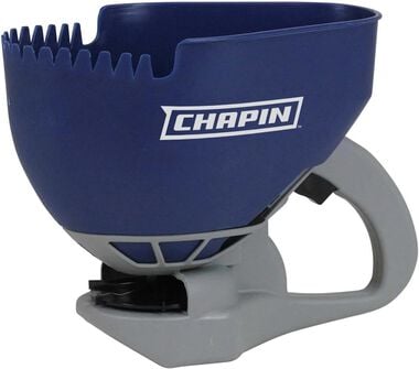 Chapin Mfg 0.8 Gallon Poly Ice Melt and Salt Hand Crank Spreader with Ergonomic
