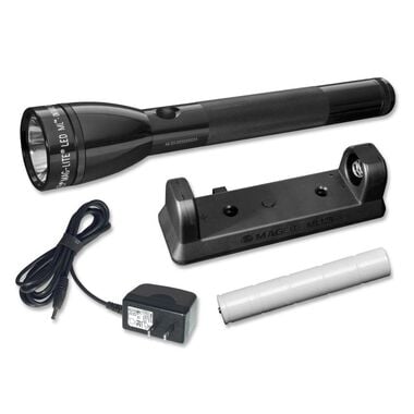 Maglite ML125 LED Rechargeable Flashlight System with 120 V Converter Black, large image number 0