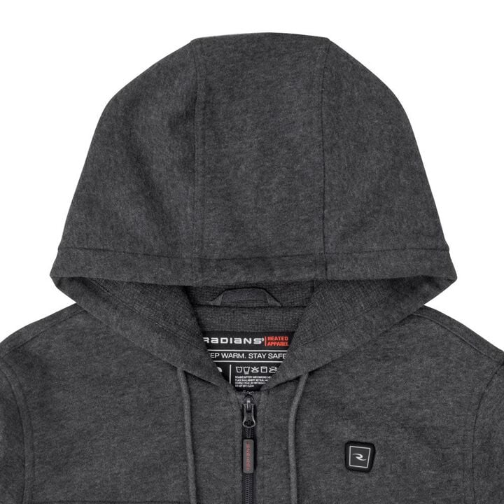 Radians Womens Heated Hoodie Kit with Battery, Heather Gray, XL, large image number 3
