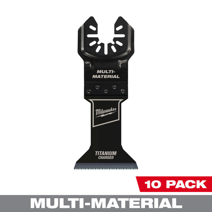 Milwaukee OPEN-LOK 1-3/4inch TITANIUM ENHANCED BI-METAL METAL BLADES 10PK, large image number 0