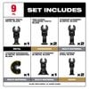 Milwaukee OPEN-LOK 9PC MULTI-TOOL BLADE KIT, small image number 3