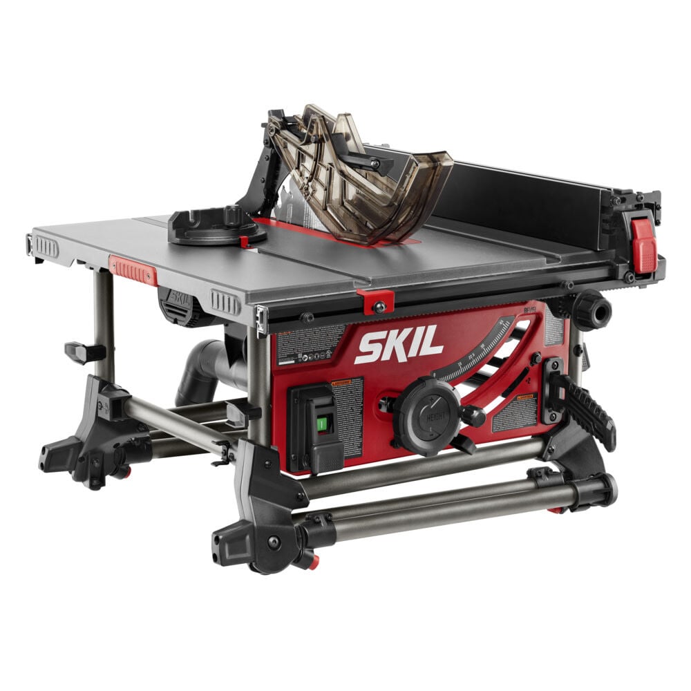 SKIL Jobsite Table Saw with Integrated Foldable Stand, 10 Inch, 15 Amp, 25-1/2 Inch Rip Capacity Reconditioned, large image number 1