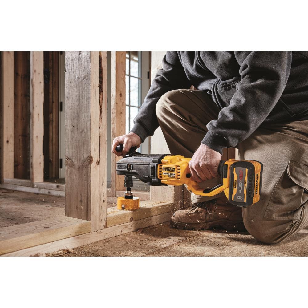 DEWALT 60V MAX Stud & Joist Drill (Bare Tool) Quick-Change Chuck E-Clutch - Image 6