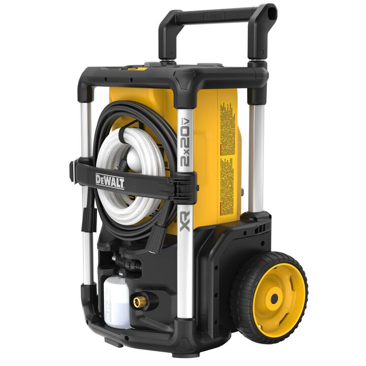 DEWALT 20V MAX 1600 PSI 1.2 GPM Battery Powered Cold Water Pressure Washer with 4 Spray Nozzles 12.0 Ah Kit