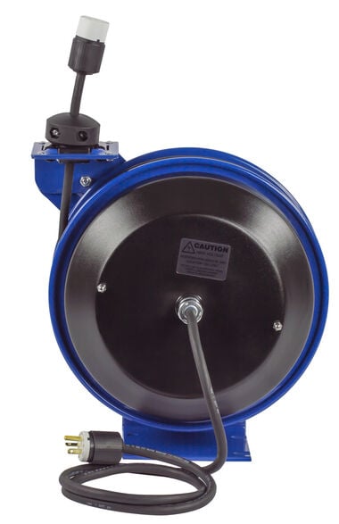 Coxreels Spring Driven Cord Reel Sin gle Industrial Rec 16GA x 50', large image number 6