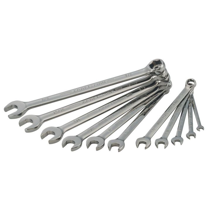 CRAFTSMAN OVERDRIVE SAE Wrench Set, 11 Piece, large image number 4
