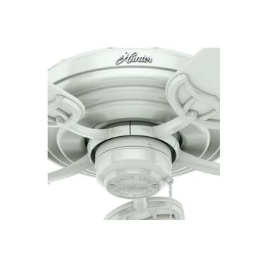 Hunter Fan Sea Air Ceiling Fan 52in Outdoor White White, large image number 1