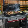 Weber Slate 28 Inch 3 Burners Natural Gas Rust-Resistant Griddle, Black, small image number 5