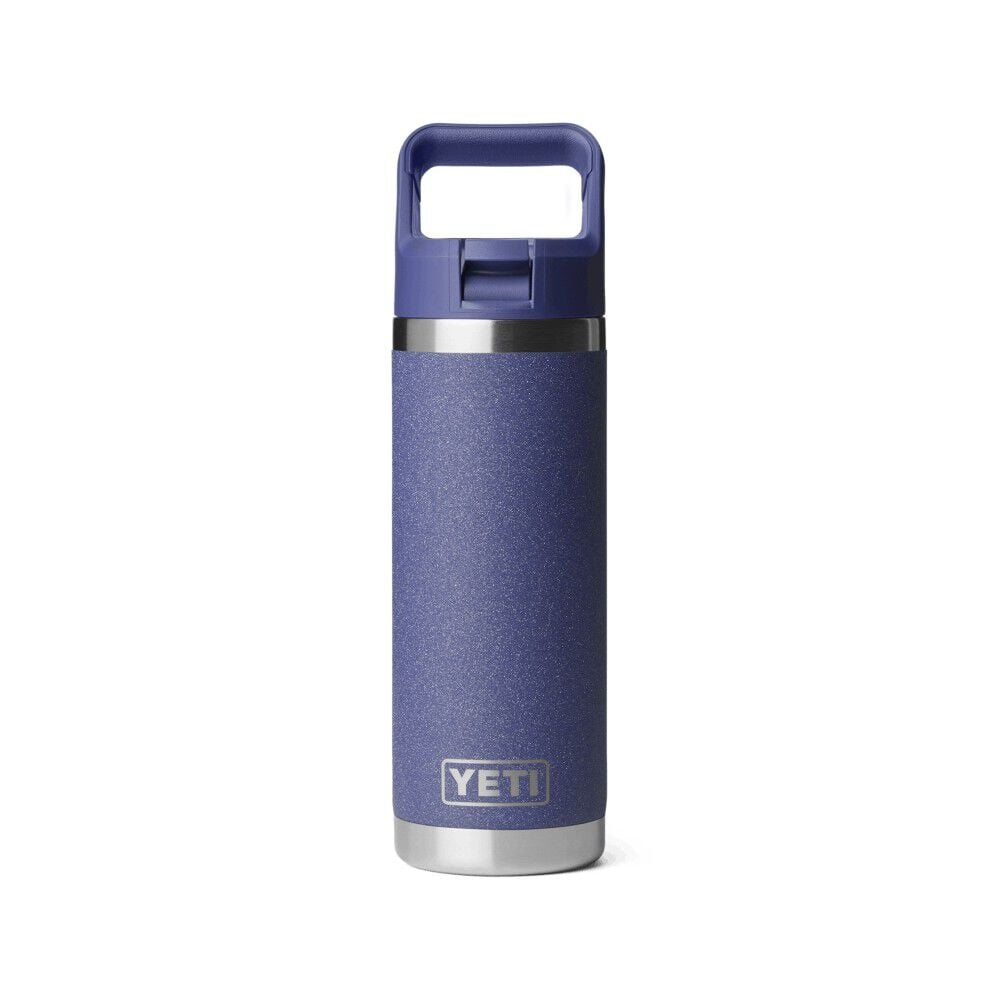 YETI Rambler 18 Oz Water Bottle with Color-Matched Straw Cap, Moon Dust – 21071505908