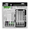 FLEX Drill & Drive Bit Set Carbide Tipped Multi Construction 10pc, small image number 1