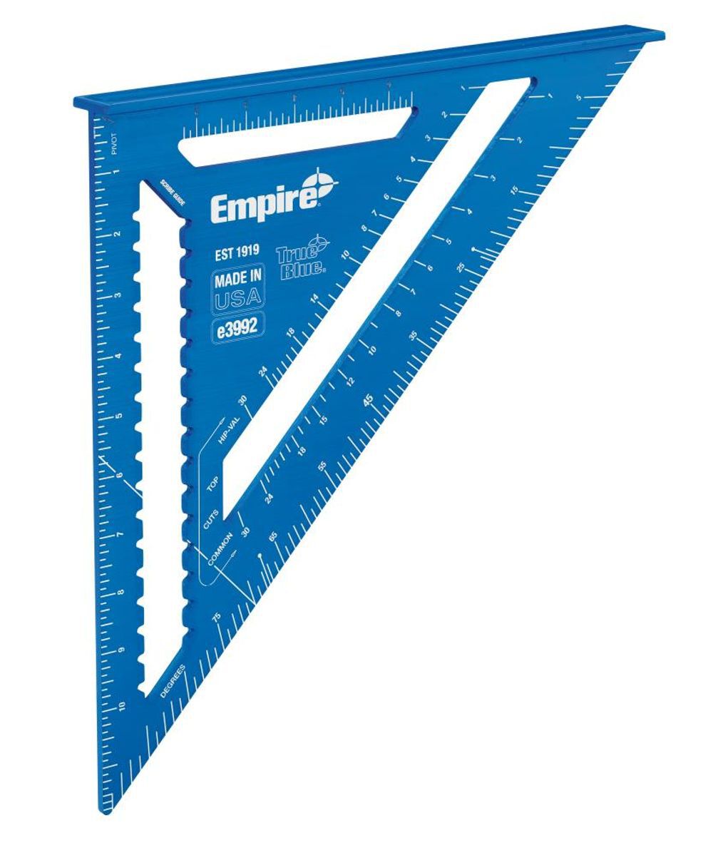 Empire Level 12 in. True Blue Laser Etched Rafter Square, large image number 1