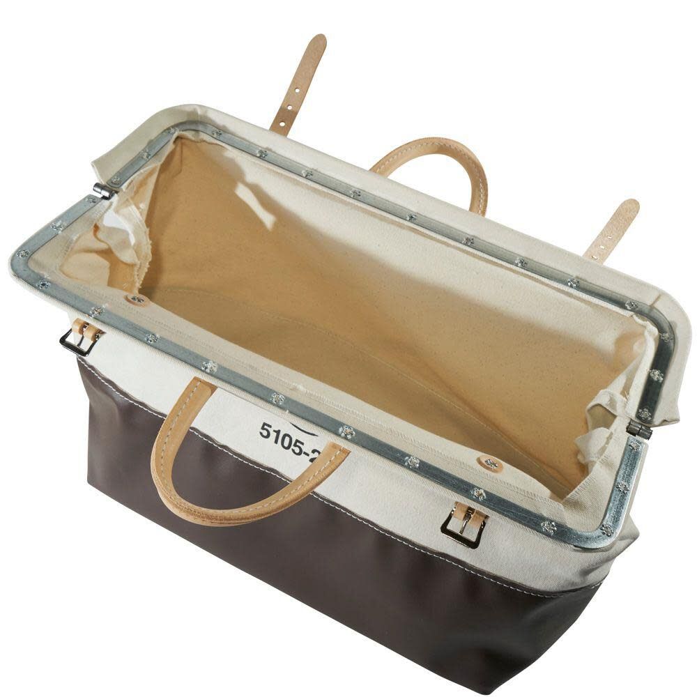 Klein Tools 20in High-Bottom Canvas Tool Bag, large image number 2
