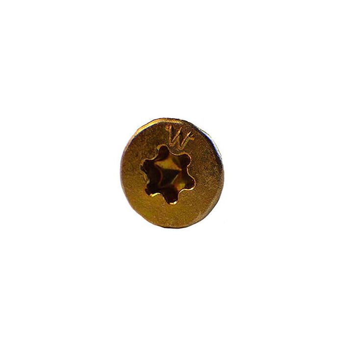 Western Builders Supply 3 In. Zinc Coated Flat Head Gold Interior Structural Wood Screw, large image number 1