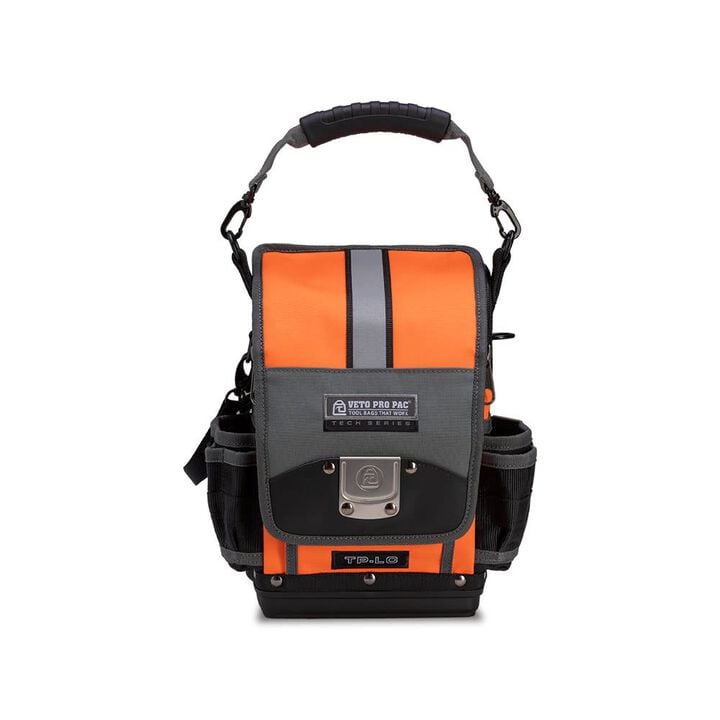 Veto Pro Pac Closable Large Zippered Technician Tool Pouch, Hi-Viz Orange, large image number 6
