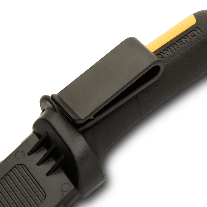 GEARWRENCH Lineman Fixed Blade Hawkbill Knife with Blunt Tip, large image number 3