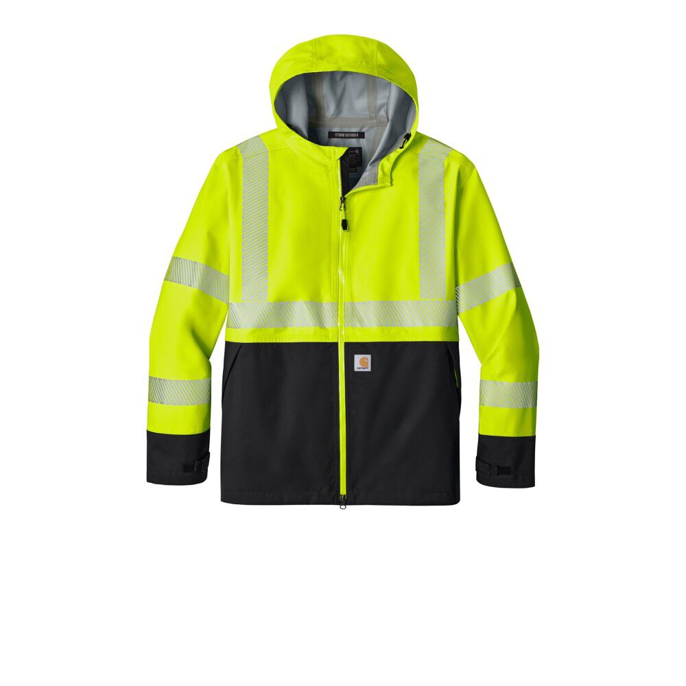 Carhartt Midweight Class 3 Hi-Vis Lime Jacket, large image number 5