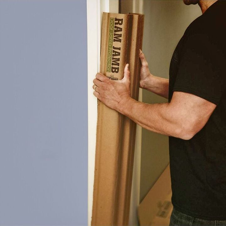Surface Shield 60 Inch Heavy-Duty Door Jamb Protector, Natural/Tan, large image number 1
