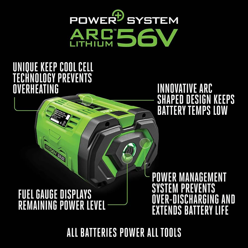 EGO POWER+ 56V 12Ah Lithium Ion Power Tool Battery Pack with Fuel Indicator (6 Pack), large image number 8