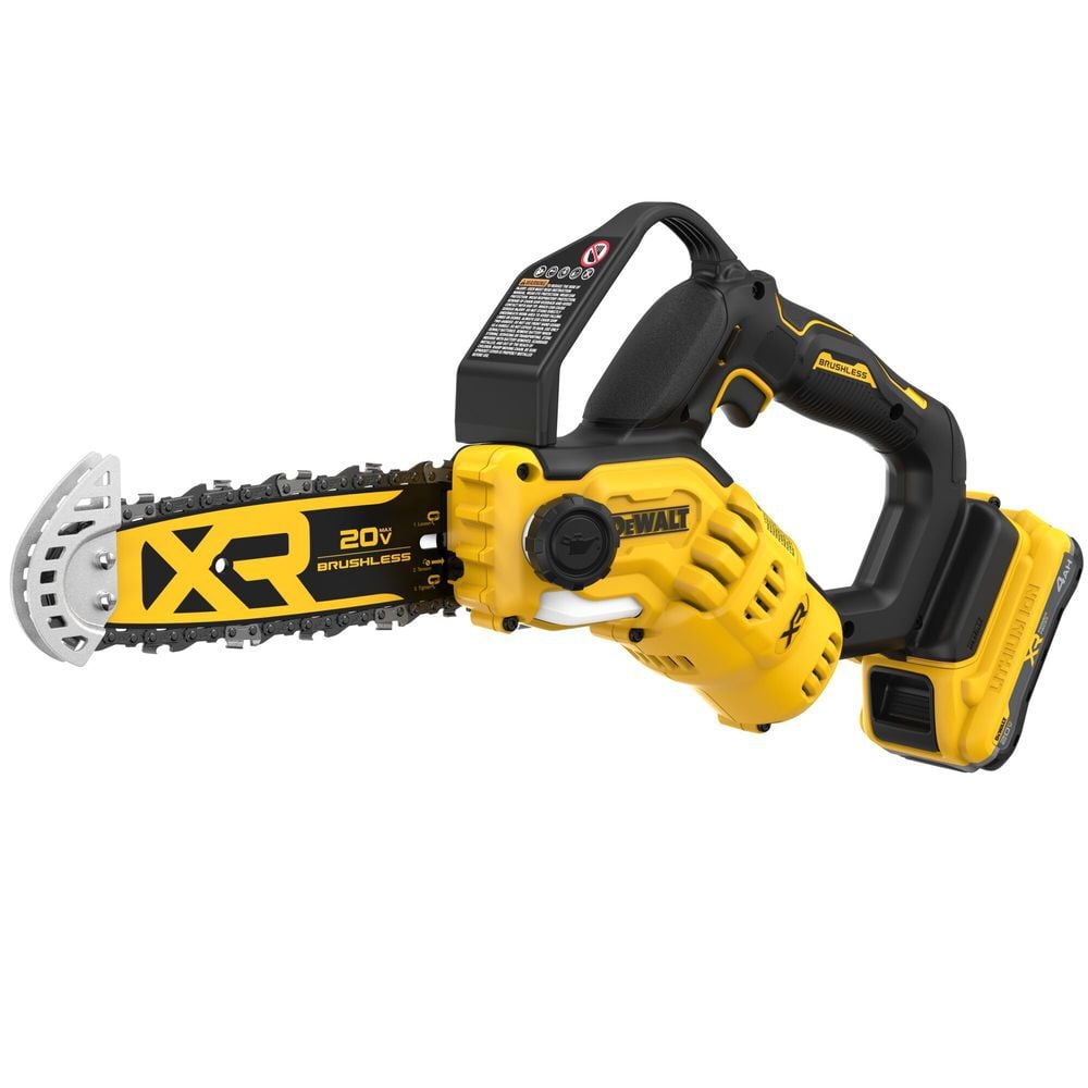 DEWALT 20V MAX 8 Inch Brushless Cordless Pruning Chainsaw Kit, large image number 6